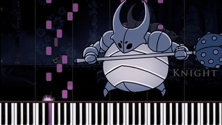 [Synthesia Piano] Hollow Knight OST - False Knight [Với Piano Score]