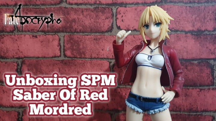 Unboxing Sega SPM Saber of Red Mordred Pendragon Prize Figure Review | Fate Apocrypha (indonesia)