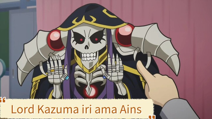 #KompetisiKreasiUnggahan6, Lord Kazuma kecanduan Game Online ampe ga tidur