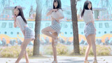 [Xia Jing] Mengenakan stoking berwarna krem menarikan "Heart Attack" - AOA video mode vertikal pertama
