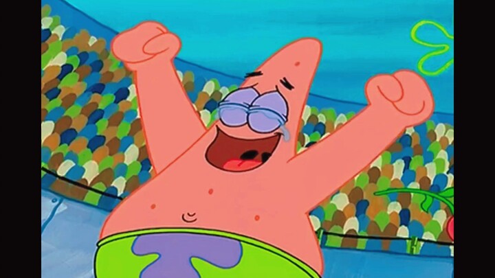 The whole process of Patrick's snail winning the championship is included