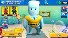 SKIN TERBARU! HANDSOME SQUIDWARD GAMEPLAY - STUMBLE GUYS