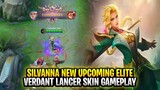 Silvanna New Upcoming Elite Skin | Verdant Lancer Gameplay | Mobile Legends: Bang Bang