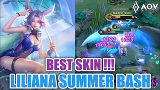 AOV : LILIANA SUMMER BASH GAMEPLAY || BUILD LILIANA - ARENA OF VALOR