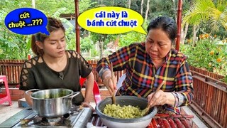 Ba Mẹ Việt Nam Dạy Dâu Thái Làm Món Bánh Cứt Chuột Tuổi Thơ, Cô Con Dâu Cười Phái Chí