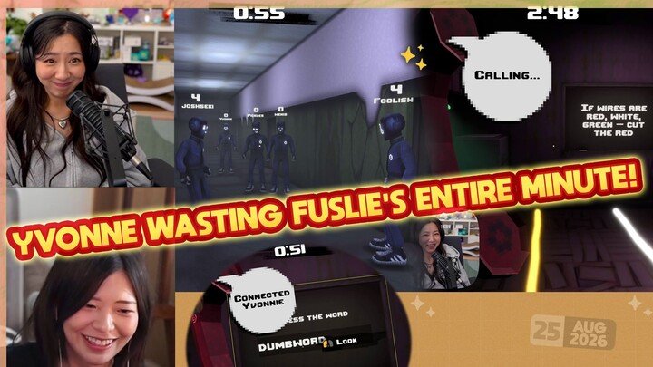 Fuslie RATTED OUT Yvonne To Miyoung For Wasting A WHOLE MINUTE!!
