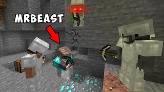 3 Minecraft Speedrunners VS Hunter ft. MrBeast