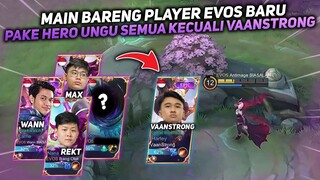 LETS WELCOME EVOS VANSTRONG FULL EVOS HERO UNGU SEMUA  - MOBILE LEGENDS