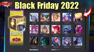 Liên Quân Garena Sự kiện BLACK FRIDAY 2022 vs Nhận hơn 50 skin năm trước - Sự kiện đáng mong chờ