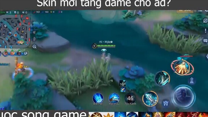 Skin mới tăng dame cho ad p3 #cuocsonggame