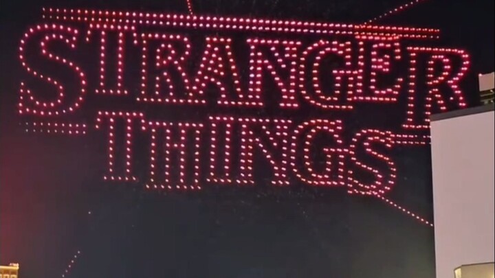 “Stranger Things” Las Vegas Drone Show