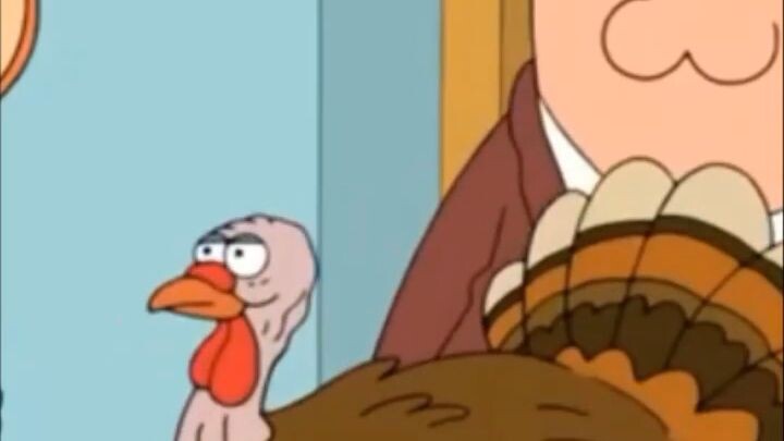 Peter Griffin's Chaotic Thanksgiving Turkey Surprise