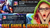 Free VENOM & SABER SKINS Event ( Exclusive Event ) MLBB