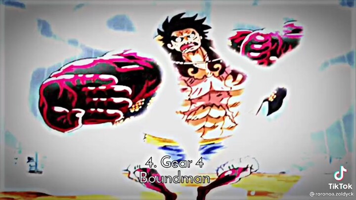 7 FORM MONKEY D LUFFY🖤