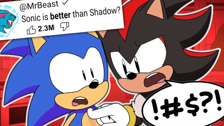 索尼克和纳克鲁斯秀番外（上）Shadow HATES Sonic?!- Ask Sonic & Friends (Q&A)