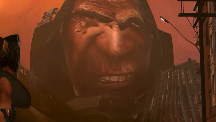 When you look at the toilet man with fish eyes...5