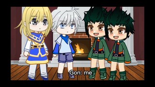 Hit killua if you are the real one [] HxH [] meme/trend []Killugon🤍💚[]Gacha Club