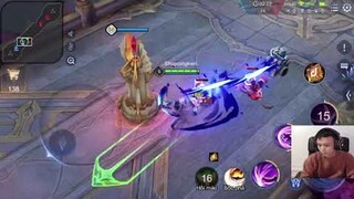 Top 1 Lữ Bố chưa từng trải dám gạ kèo Nakroth tướng tủ của Trùm Solo Công Kiên nhận cái kết đắng