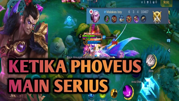 KATA PHOVEUS IZIN SERIUS | GAMEPLAY MLBB