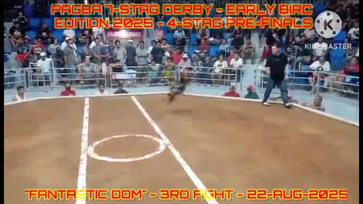 FANTASTIC DOM - FIGBA/PAGBA 2025 7-STAG DERBY - EARLY BIRD EDITION - 4-STAG PRE-FINALS - 3RD FIGHT
