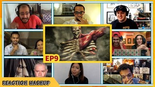 Attack on Titan Season 1 Episode 9 Reaction Mashup