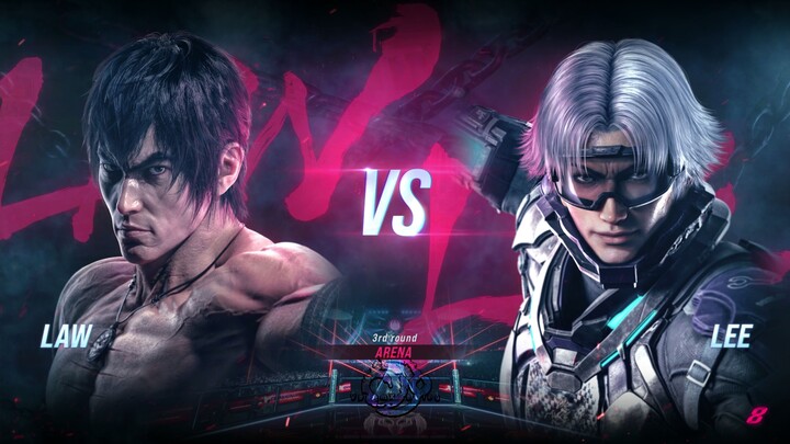 Tekken 8 LAW Character Episode with Movie Ending Scene | All Final Rounds