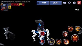 MARVEL FUTURE FIGHT - CAPTAIN AMERICA WINTER SOLDIER SUIT COMPLETE MOVESET