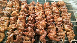 Thịt Xiên Nướng - Cách Ướp Thịt Nướng mềm thơm ngon