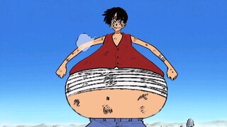 mizu Luffy nya bocor, soalnya abis jadi donat aowkoak