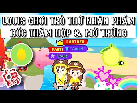 PLAY TOGETHER | Màn Mở Hộp Chanh Chua Loét Và Trứng Cực Kì Đỉnh Kout Của LOUIS