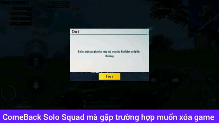 Comback Solo Sầu mà gặp trường hợp muốn xóa game