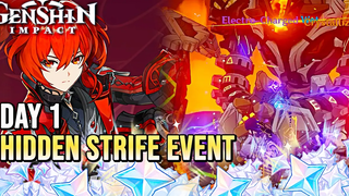Hidden Strife วันที่ 1 (ฟรี 420 PRIMOGEMS) - Genshin Impact 2.8