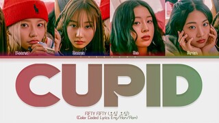 FIFTY FIFTY (오십오십) Cupid Lyrics (Color Coded Lyrics Eng/Han/Rom)