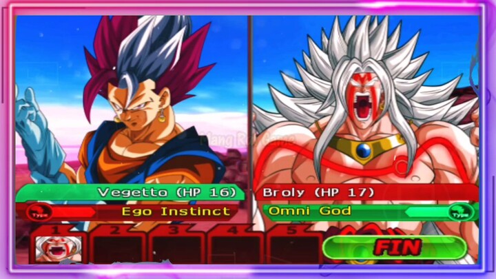 VEGETTO EGO INSTINCT VS BROLY OMNI GOD - DB MOD ANDROID GAMEPLAY