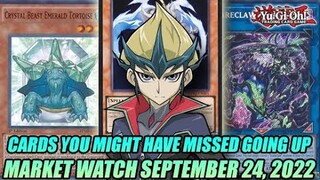 Cards You Might Have Missed Going Up! Yu-Gi-Oh! Market Watch September 24, 2022