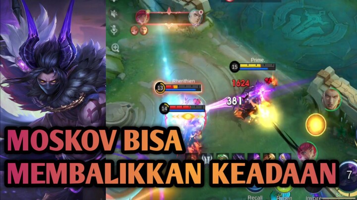 HERAN SAMA DAMAGENYA MOSKOV INI | GAMEPLAY MOSKOV MLBB