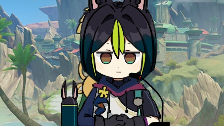 [ Genshin Impact Mini-Theatre ] Teacher Tinari, my mushroom beast can't play basketball, do you have
