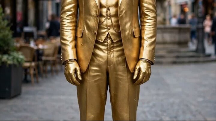 Statue Helps Him Propose 💍😭