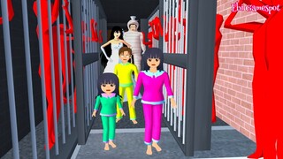 Hantu Kunti Bawa Mia Ke Rumah Horor Mio Panggil Yuta Tidur Berjalan - Sakura Simulator @Ebi Gamespot