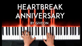 Heartbreak Anniversary by Giveon piano cover with free sheet music