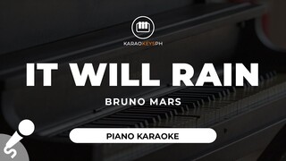 It Will Rain - Bruno Mars (Piano Karaoke)