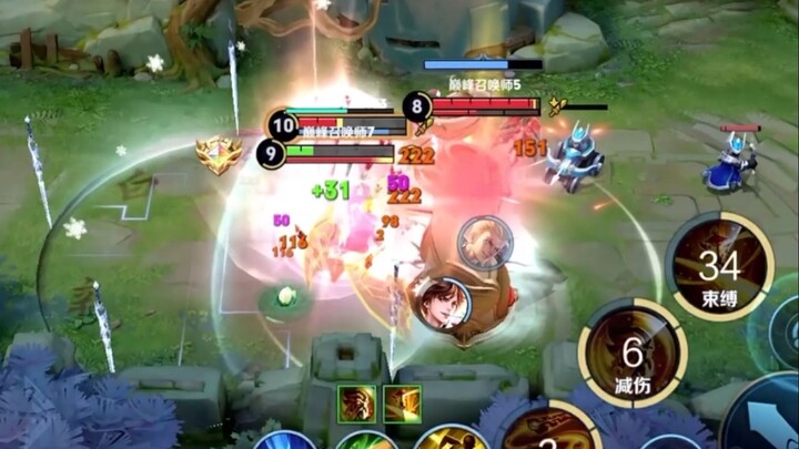 Old Master at full tower with low health?