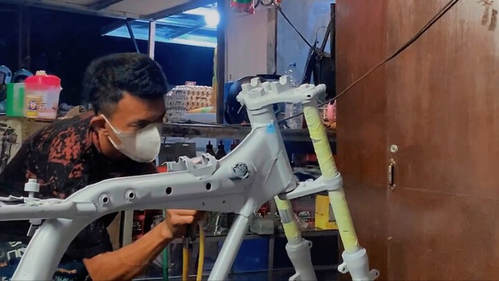 Proses dico motor cb/ motor gang nunduk