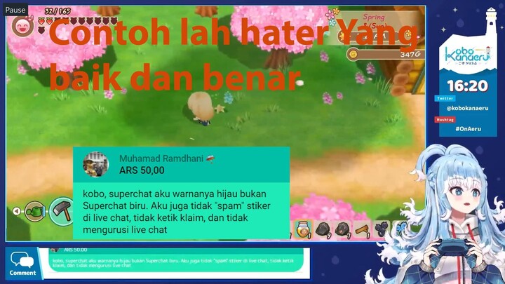 Contohlah hater yang baik dan benar kata Kobo