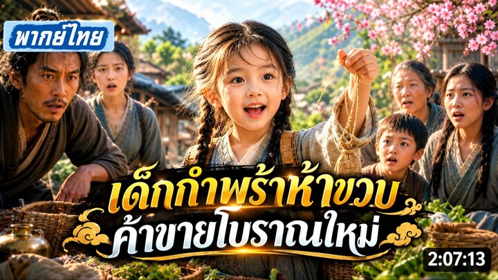 เด็กกำพร้า5ขวบ ค้าขายโบราณใหม่!แลกผักป่าเป็นอาหารพา เปลี่ยนหมู่บ้านร้างเป็นสวรรค์!