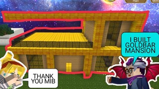 🔴I VISIT RANDOM ISLAND AND BUILD GOLDBARS MANSION😍-SKY BLOCK-BLOCKMAN GO