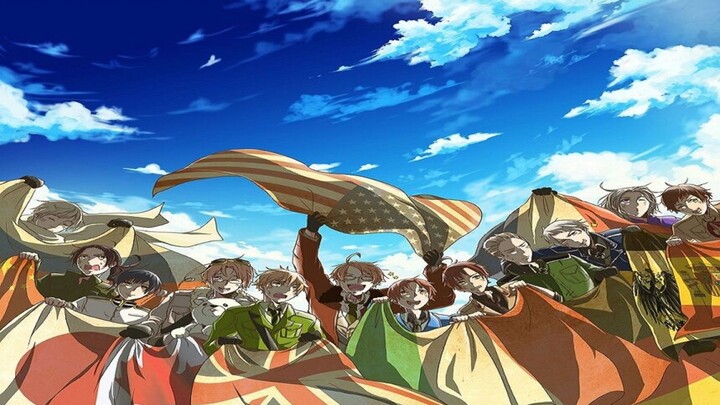 [Hetalia/Their Whispers] APH historical editing of three-dimensional + two-dimensional looking forwa