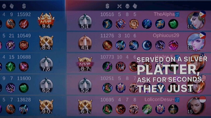 ZILONG VS GODLY KADITA