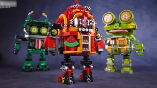 Guess who I am? Fermi Box Iron Armor Little Treasure Building Blocks Kabuda Golden Turtle Jiro Croak