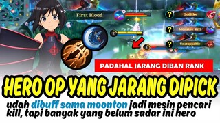 HERO OP YANG JARANG DIBAN DAN DIPICK, BISA JADI DIA CALON RAJA GOLDLANER - Mobile Legends